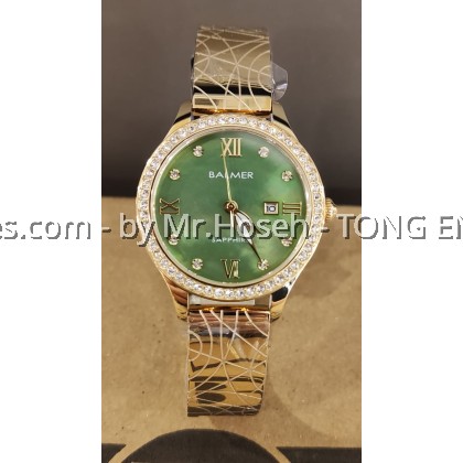 Balmer 32mm Elegant MOP Women's Quartz Watch 8175L GP-6